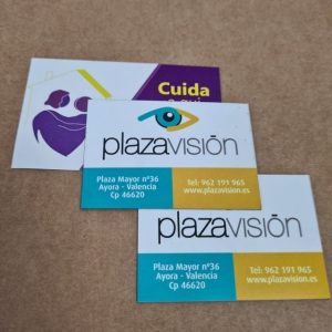 tarjetas de visita doble